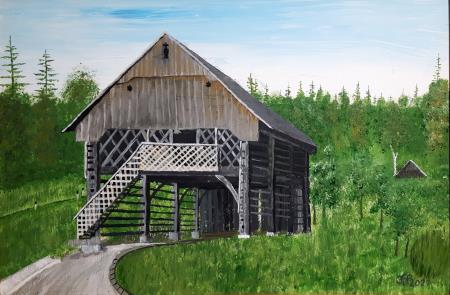 Kozolec v Šentožboltu (2021) - Franc Smrkolj